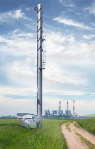 Industrieller Silo